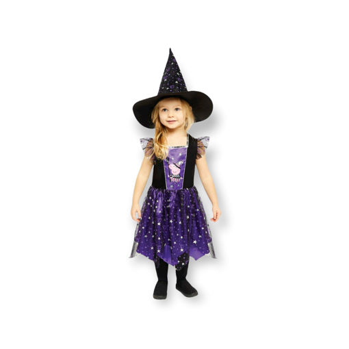 Picture of PEPPA PIG PURPLE WITCH COSTUME 4-6 YEARS